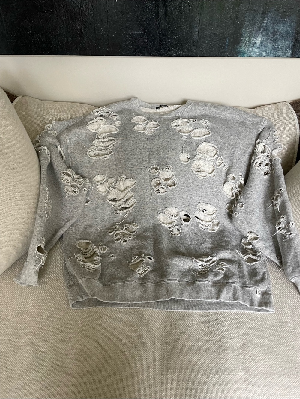 R13 Gray Sweater